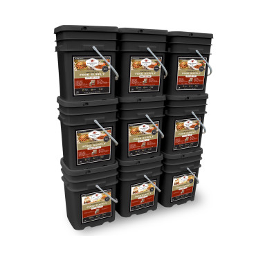 1080 Serving Package – 186 lbs – Includes: 6 – 120 Serving Entrée Buckets and 3 – 120 Serving Breakfast Buckets