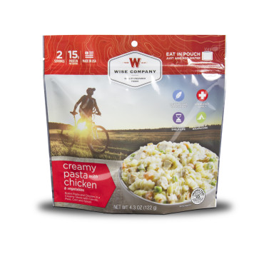 Outdoor Creamy Pasta & Vegetables with Chicken (Sold as 6ct Pack)