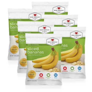 6 Ct Pack  –  Sliced Bananas (4 srv)