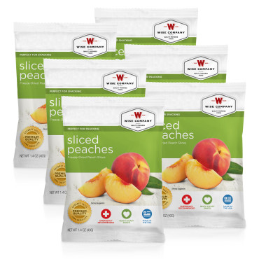 6 Ct Pack  –  Sliced Peaches (4 srv)