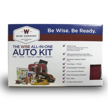 Wise Car Vehicle Emergency Survival Kit with Jumper Cables