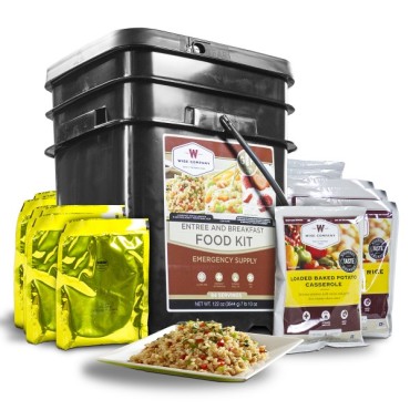 84 Servings of Wise Gluten Free Freeze Dried Emergency Survival Food Storage